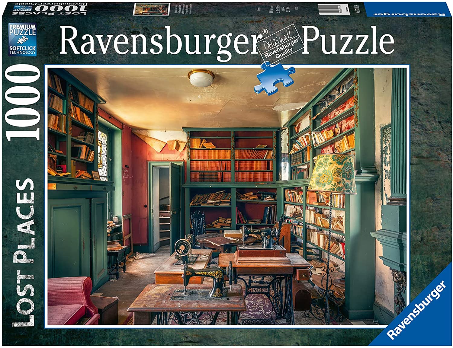 Ravensburger Lost Places Series: Mysterious Castle Library 1000 Piece Puzzle image 0
